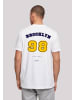 F4NT4STIC T-Shirt Brooklyn 98 NY TEE UNISEX in weiß