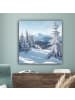 MuchoWow Leinwand bilder Schneelandschaft (BxH)