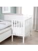 roba Beistellbett safe asleep® 2in1 weiß höhenverstellbar + Mesh & Matratze