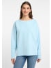 ELBSAND Sweatshirt Riane in Wave Blue