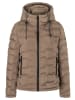 Timezone Puffer-Jacke wasserabweisend recycelte Wattierung in Braun