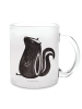 Mr. & Mrs. Panda Tee Tasse Stinktier Sitzen ohne Spruch in Transparent