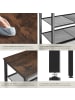 tectake Flurregal aus Holz und Stahl, 100 x 30,5 x 72,5 cm