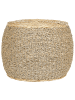 Beliani Pouf HAIPHONG in Beige/Naturfarben - (W) 40 x (H) 30 x (L) 40 cm