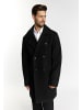 DreiMaster Herren Übergangsmantel In Wolloptik in Schwarz