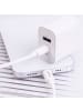 maXlife Maxlife MXTC-06-20AC PD QC Ladegerät 1x USB-C 1x USB 20W weiß + USB-C