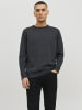 Jack & Jones Strickpullover in Dark Grey Melange