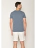 GreenBomb T-Shirt Basic in Blaue Streifen