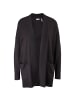 s.Oliver CASUAL Jacke Cardigan aus Feinstrick Stri in Schwarz