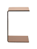 Beliani Beistelltisch LOURDES in Braun - (W) 40 x (H) 61 x (L) 40 cm