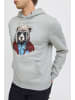 BLEND Kapuzenpullover BHSweatshirt in Mittelgrau