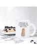 Mr. & Mrs. Panda Teetasse Alpaka Fahne mit Spruch in Transparent