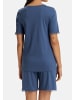 Hanro Schlafanzug Anouk in Slate blue