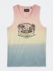 KOROSHI Herren baumwolle print tanktop in bunt