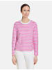 Gerry Weber T-Shirt 1/1 Arm in Lila/Pink/Ecru/Weiss Streifen