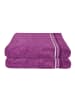 Schiesser Duschtuchset Skyline Color 2-teilig in Violett