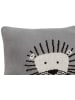 Happy Decor Kids Kissen "Lion" in Gray - 30 x 30  cm