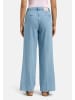Milano Italy Pleated Wideleg Pants in Jeansblue
