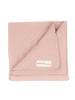 Räuberella Babydecke Reiskorn-Struktur "geruhsamer Rosentau" in Rosa - 75x100 cm
