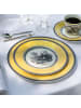 Villeroy & Boch 6er Set Frühstücksteller Audun Chasse ø 21,6 cm in weiß-grau-gelb
