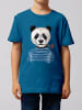 wat? Apparel T-Shirt Panda in Blau