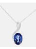 Diamant L'éternel Halskette mit Anhänger aus 375 Weißgold mit Diamant mit Tansanit
