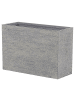 Beliani Outdoor Blumentopf EDESSA in Grau - (W) 70 x (H) 50 x (L) 29 cm