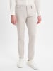 ALBERTO Stoffhose ROB Linen Stripe slim fit in kitt grau - 0001