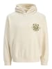 Jack & Jones Kapuzenpullover in Antique White