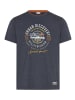 Kangaroos T-Shirt in Marine meliert