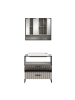 ebuy24 Badmöbelset Bagno (2-teilig) Grau 80 x 48 cm