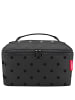 Reisenthel travelling - Beautycase 27 cm (twist maroon) in glossy dots black