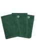 Wörner Waschhandschuh 3er Pack - Uni Piniengrün in gruen