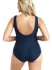 Ulla Popken Badeanzug in dunkelblau