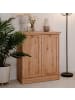 CALICOSY Sideboard TIMBER in Eiche - (W) 80  x (H) 90  x (L) 35  cm