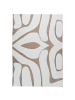 Beliani Kurzflor HARTZ in Beige/Weiß - (W) 160 x (L) 230 cm