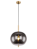 Globo lighting Hängeleuchte "BLACKY I" in gold