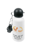 Mr. & Mrs. Panda Kinderflasche Huhn Stolz mit Spruch in Weiß