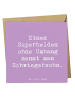 Mr. & Mrs. Panda Deluxe Karte Spruch Held Schwiegersohn mit Spruch in Lavendeltraum
