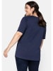 sheego T-Shirt in marine