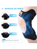 Onamaste Patella-Kniebandage in Schwarz