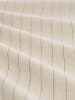 TOM TAILOR Denim Wide Leg Hose mit Leinenanteil in Beige Black Vertical Stripe