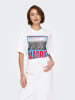 ONLY T-Shirt 'ONLSTELLAR LIFE' Weiß