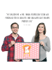 Mr. & Mrs. Panda Fußmatte Einhorn Prinzessin ohne Spruch in Rot Pastell