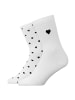 SNOCKS Tennissocken aus Bio-Baumwolle 2 Paar in Mix Love (Schwarz)