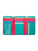 MYWALIT Medium Tri-fold Geldbörse I Leder 14 cm in  lipstick