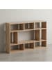 KADIMA DESIGN Wandregal mit 9 Fächern, Melaminharz-Beschichtung, 75x51x16 cm in Beige