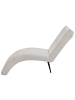 Beliani Chaiselongue QUILLY in Beige/Schwarz - (W) 83 x (H) 97 x (L) 153 cm