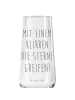 Mr. & Mrs. Panda Trinkglas Spruch Sektglas Sterne mit Spruch in Transparent