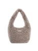 Seidenfelt Letje Schultertasche 47 cm warm taupe